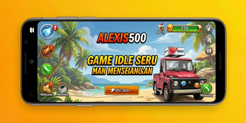 Tampilan gameplay ALEXIS500 yang menarik dan menghibur.