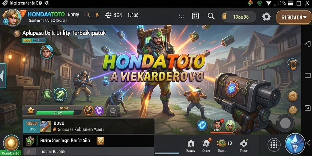 Tampilan antarmuka HONDATOTO yang sederhana dan nyaman.