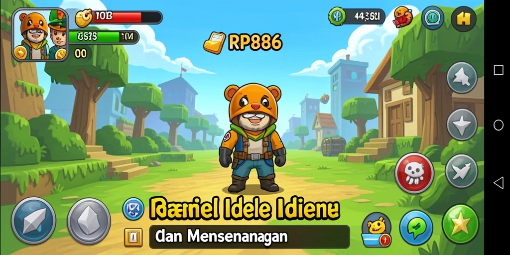 Tampilan gameplay RP886 yang seru dan menawan.