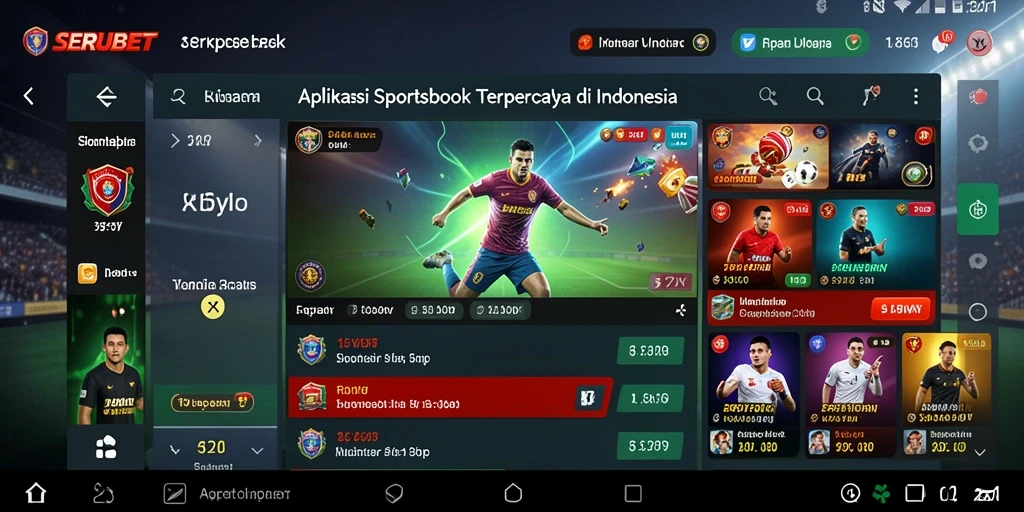 Tampilan antarmuka SERUBET yang intuitif dan menarik.