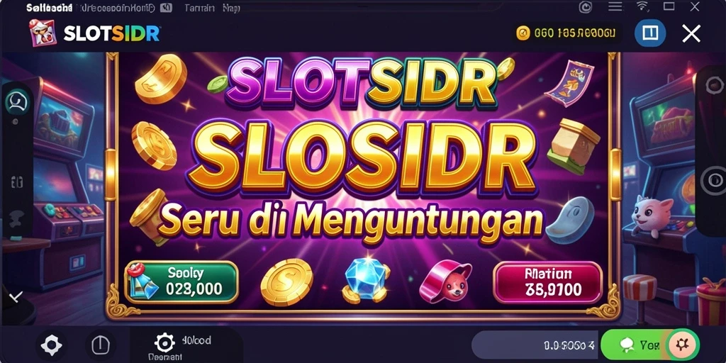 Tampilan gameplay SLOTSIDR dengan mesin slot yang menarik.