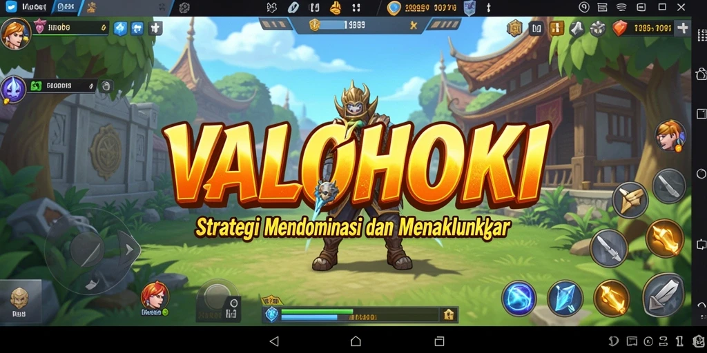 Tampilan mendebarkan dari gameplay VALOHOKI yang penuh strategi.